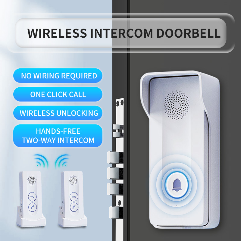 Wireless intercom doorbell